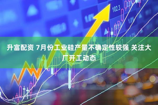 升富配资 7月份工业硅产量不确定性较强 关注大厂开工动态