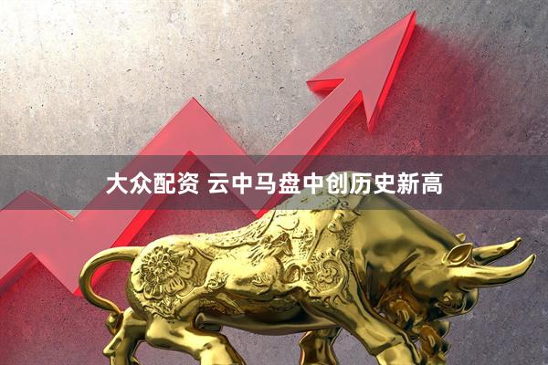 大众配资 云中马盘中创历史新高