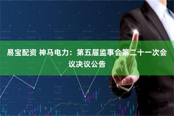 易宝配资 神马电力：第五届监事会第二十一次会议决议公告
