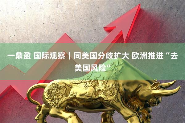 一鼎盈 国际观察｜同美国分歧扩大 欧洲推进“去美国风险”