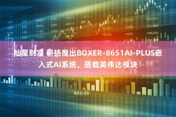 灿星财富 研扬推出BOXER-8651AI-PLUS嵌入式AI系统,搭载英伟达模块