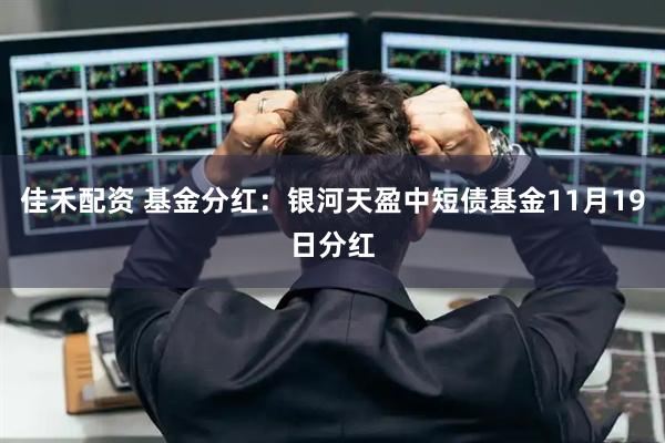 佳禾配资 基金分红：银河天盈中短债基金11月19日分红